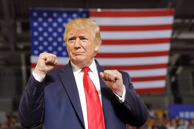 Tổng thống Mỹ Donald Trump. Ảnh: AP