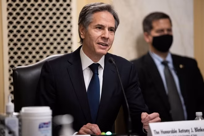 Ngoại trưởng Hoa Kỳ Antony Blinken. Ảnh: Reuters