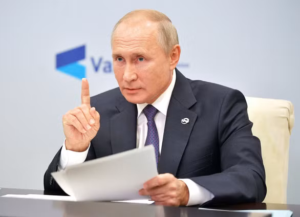Tổng thống Nga Vladimir Putin. Ảnh: Reuters