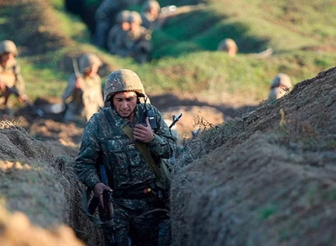 Binh sĩ Armenia. Ảnh: GazaPost