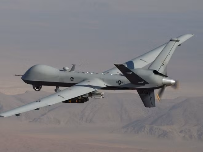 Một UAV MQ-9 Reaper của quân đội Mỹ. Ảnh: ITN Một UAV MQ-9 Reaper của quân đội Mỹ. Ảnh: ITN