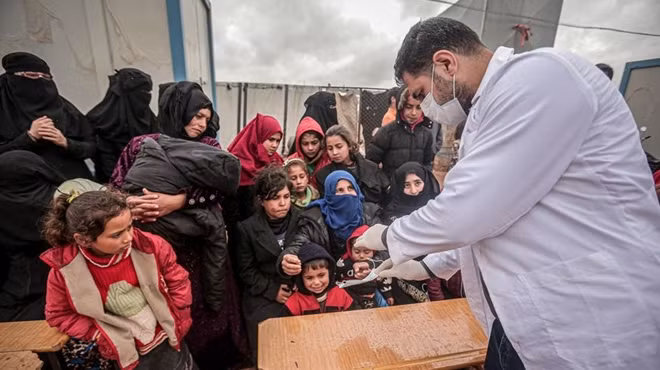 Dịch COVID-19 đã xuất hiện ở Syria. Ảnh: Anadolu