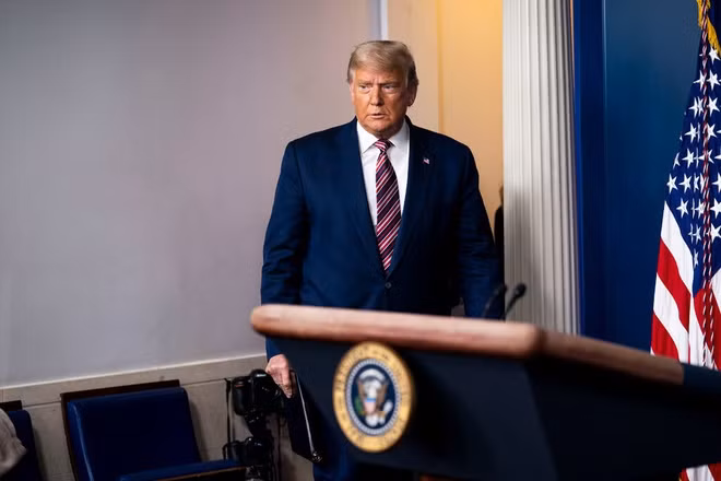 Tổng thống Mỹ Donald Trump. Ảnh: NYT