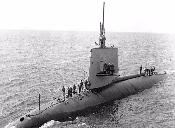 Tàu ngầm USS Scorpion. Ảnh: ITN