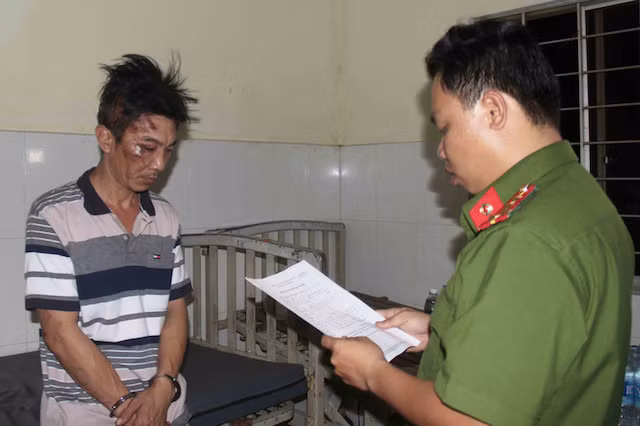 Nghi phạm bị bắt giữ.