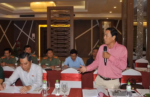 Toạ đàm thảo luận, lấy ý kiến về dự án Luật Cảnh vệ