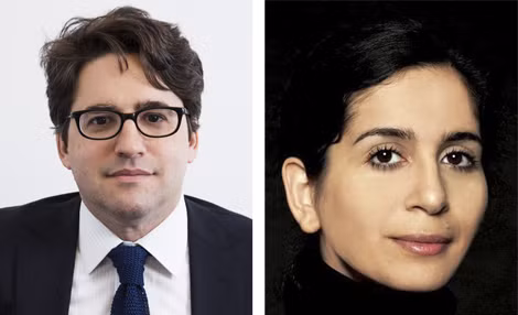 Nhà báo Adam Goldman và nhà báo Souad Mekhennet.