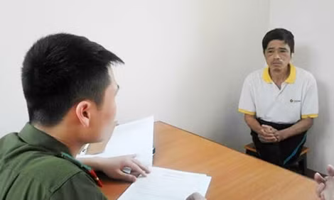Đối tượng Phóng tại Cơ quan Công an.