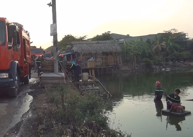 Tận dụng nguồn nước tại các ao hồ để chữa cháy