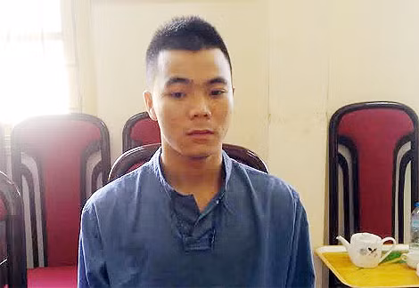 Trần Quốc Thịnh tại cơ quan điều tra.