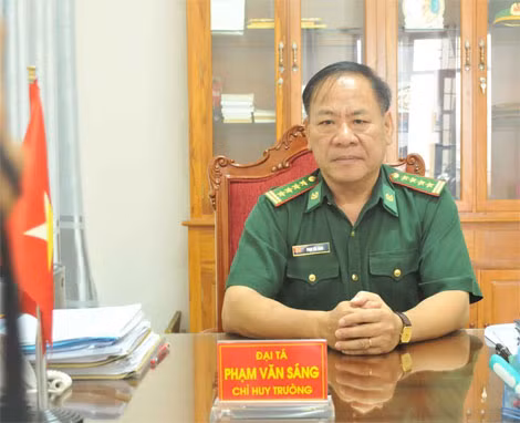 Đại tá Phạm Văn Sáng, Chỉ huy trưởng Bộ đội biên phòng Kiên Giang.