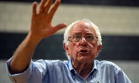 Ứng cử viên Bernie Sanders.