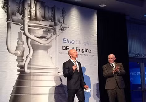Giới thiệu mẫu thiết kế động cơ BE-4 của Blue Origin.