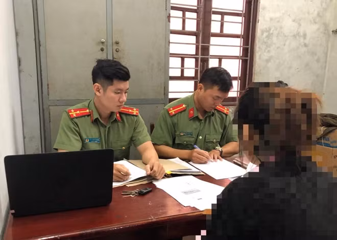 Một trường hợp dùng facebook thông tin sai sự thật bị Công an TP Đà Nẵng mời làm việc (Ảnh: Công an Đà Nẵng)