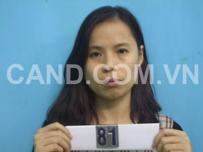 Đinh Thị Hương Thùy tại cơ quan điều tra .