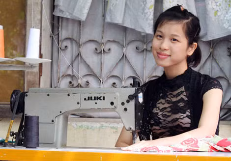 Thúy Đoan giản dị, xinh tươi trong ngày thường.