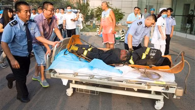 Số người thiệt mạng trong vụ nổ đã lên tới 114 người. Ảnh: NewIndianexpress. Số người thiệt mạng trong vụ nổ đã lên tới 114 người. Ảnh: NewIndianexpress.
