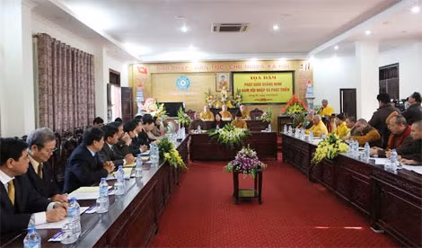 Quang cảnh toạ đàm.