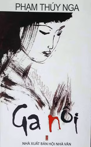 Bìa tập sách “Ga nổi” của nhà thơ Thy Nguyên.
