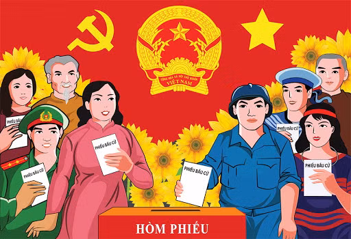 Ngày bầu cử Quốc hội được xem là ngày hội thiêng liêng của non sông đất nước.