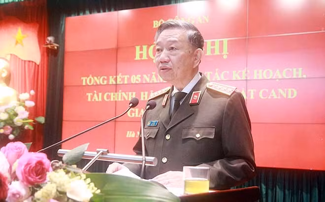 Bộ trưởng Tô Lâm phát biểu tại Hội nghị.