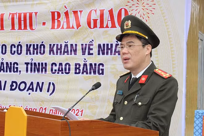 Đại tá Hồng Quang, Giám đốc Công an tỉnh Cao Bằng.
