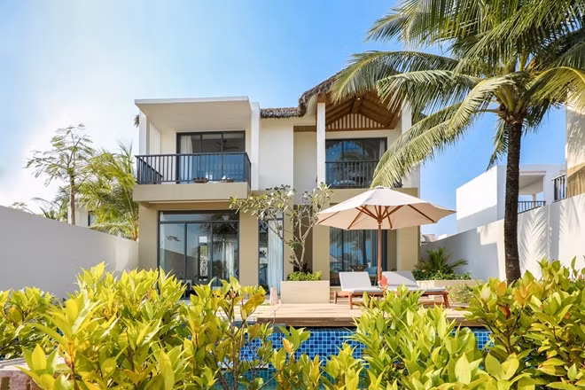 Biệt thự bên trong khu nghỉ dưỡng New World Phu Quoc Resort.