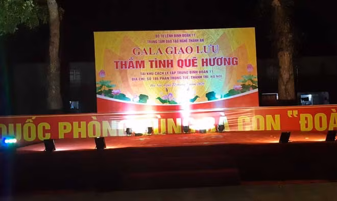 Không gian khu cách ly tại Binh đoàn 11 - Bộ Quốc phòng.