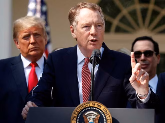 Ông Robert Lighthizer - người cũng "sắt đá" trong các vấn đề thương mại không kém gì đương kim tổng thống Mỹ Donald Trump.