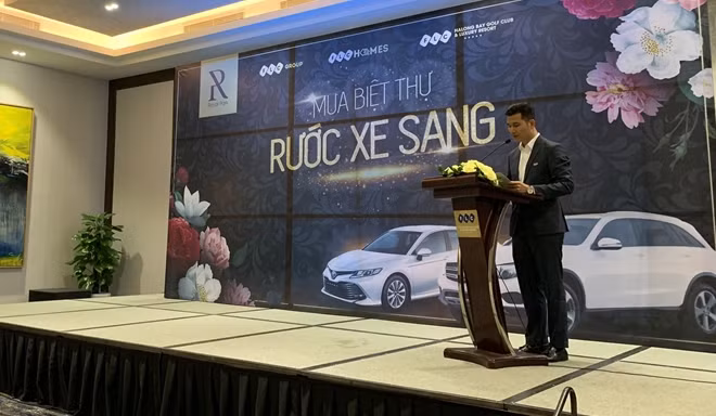 Ông Trần Anh Tuấn - Giám đốc Kinh doanh phát biểu tại sự kiện.