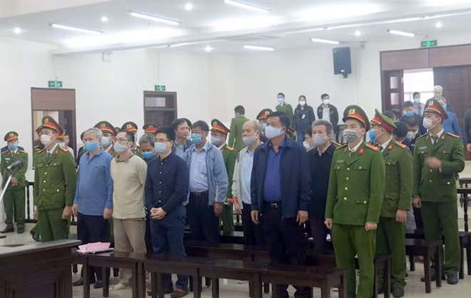 Bị cáo Đinh La Thăng, Trịnh Xuân Thanh và đồng phạm.