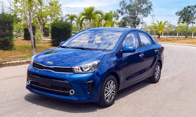 Xe Kia Soluto sản xuất tại nhà máy THACO Kia - KCN THACO Chu Lai.