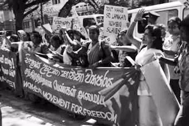 Người dân Sri Lanka biểu tình trước Sứ quán Saudi Arabia tại Colombo đòi ân xá cho tử tù R.Nafeek.
