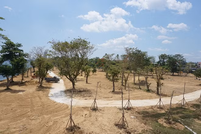 Sau chỉnh trang, khu vực bờ Đông cồn Dã Viên sẽ hình thành công viên Hà Nội - Huế - Sài Gòn.