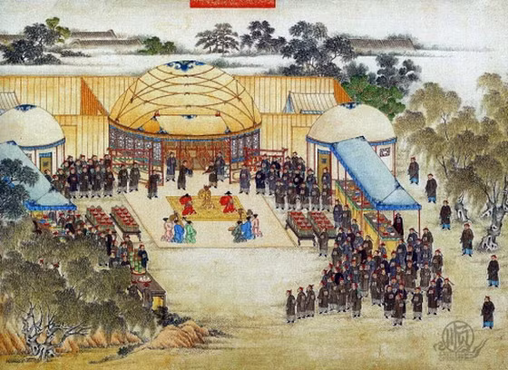 Cảnh triều vua Lê bù nhìn! Cảnh triều vua Lê bù nhìn!