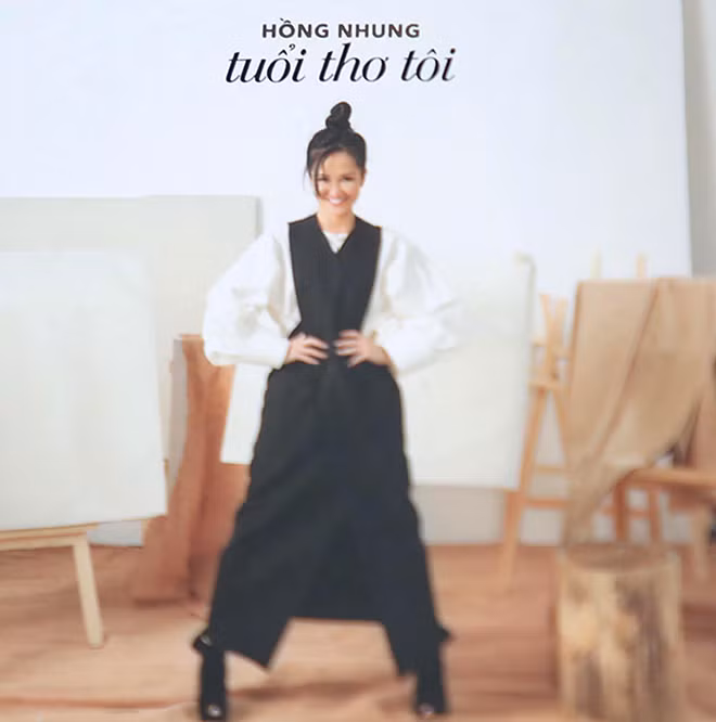 Bìa album “Tuổi thơ tôi” của Hồng Nhung.