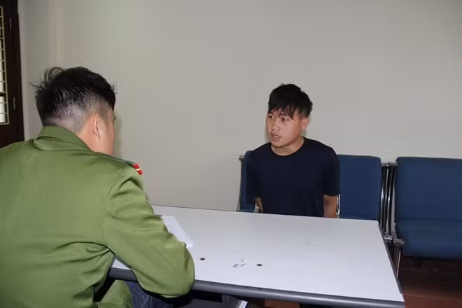 Cơ quan CSĐT Công an tỉnh Lào Cai hỏi cung Giàng Seo Thề.