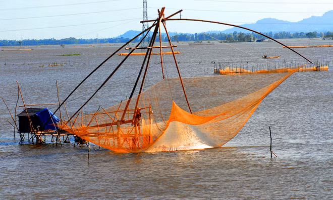 Mùa nước nổi mang lại sinh kế cho hàng triệu người dân ở miền Tây Nam bộ. Ảnh: Lê Hoàng Vũ