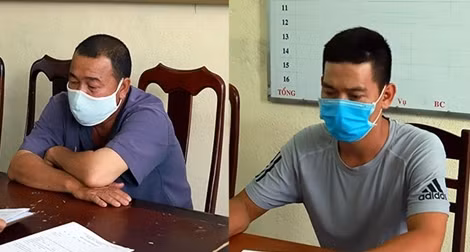 Vi phạm thực hiện giãn cách xã hội, 2 đối tượng còn "đấm" Công an