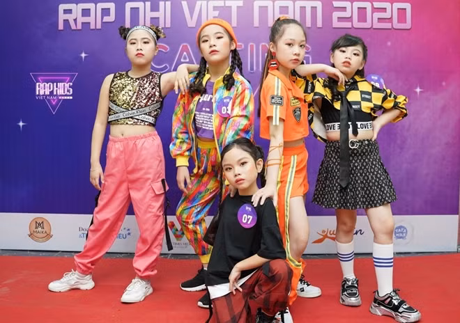 Nhiều thí sinh nhỏ tuổi hào hứng với Rap.