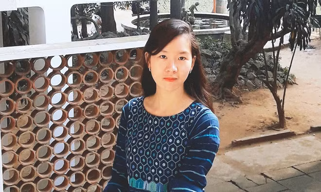 Nhà văn Hiền Trang.