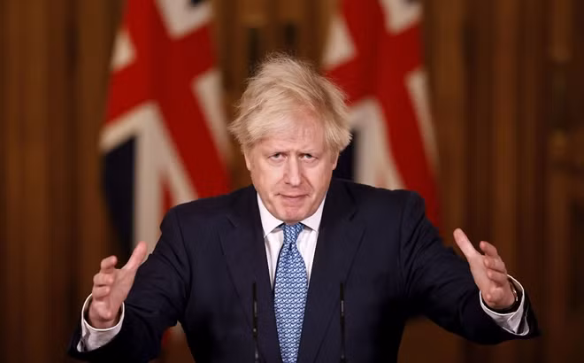 Thủ tướng Anh Boris Johnson. Ảnh: AP