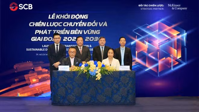 Ngân hàng Sài Gòn (SCB) ký kết hợp tác “Chiến lược chuyển đổi và phát triển bền vững giai đoạn 2020 – 2030” với Công ty McKinsey & Company Vietnam