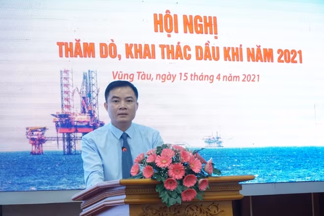 Phó Tổng giám đốc Petrovietnam Lê Ngọc Sơn phát biểu tổng kết Hội nghị.