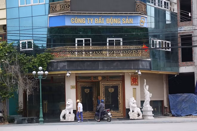 Trụ sở Công ty TNHH bất động sản Đường Dương. Ảnh: Phạm Dự.