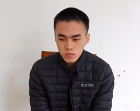 Bị can Triệu Tiến Mạnh.