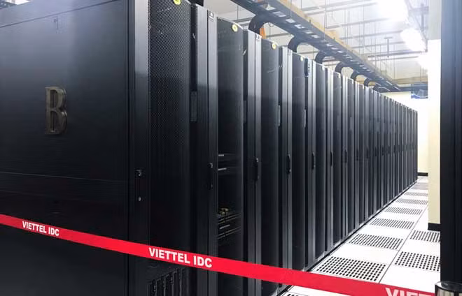 Hệ thống máy chủ của Viettel IDC. Hệ thống máy chủ của Viettel IDC.