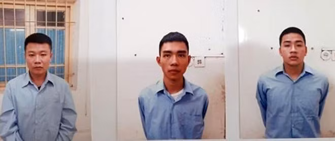 Ba bị can Trung, Ninh và Chính. Ba bị can Trung, Ninh và Chính.