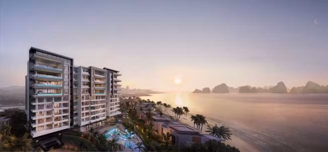 Phối cảnh toàn dự án từ trên cao.