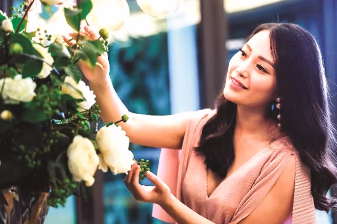 Ca sĩ Huyền Trang.